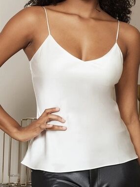 Silk V-Neck Cami Top